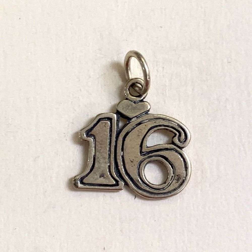 .925 #16 Sterling Silver Jewelry Charm